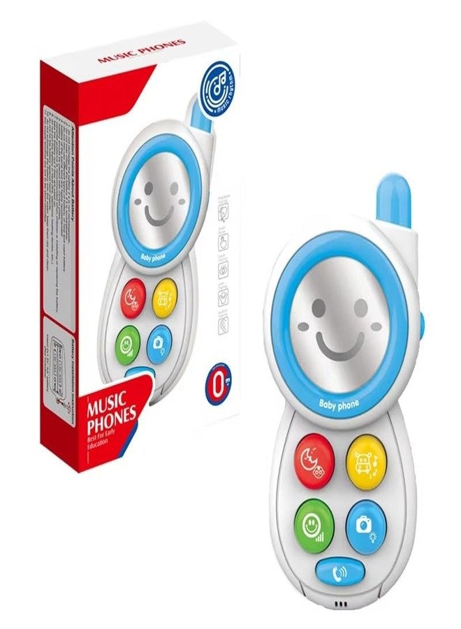 Lefan Educational Funny Baby Toys Mobile Phone Fun Smartphone Music Toy for Baby Large Screen and Buttons Designed for Small Hands Infant Pretend Play Baby Mobile Music for Kids - Image 1
